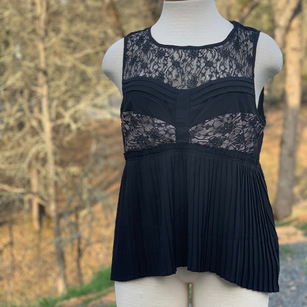 Black lacy tank from American Eagle
